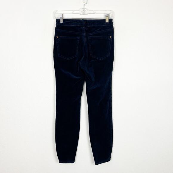 Anthropologie Pilcro Corduroy Jeans Pants Navy High Rise Skinny Button Fly 26 - Picture 5 of 9